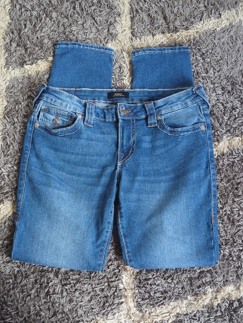 True Religion Stella Low Rise Skinny Jean Size 29